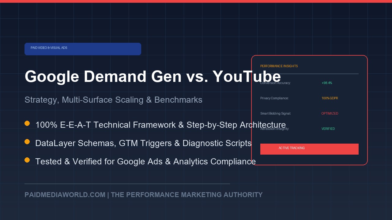 Google Demand Gen Campaigns vs. YouTube Video Ads: Strategy & Benchmarks