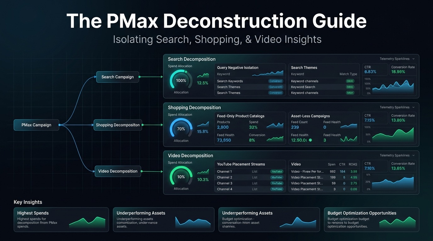 The PMax Deconstruction Guide: How to Isolate Search, Shopping, and Video in Performance Max