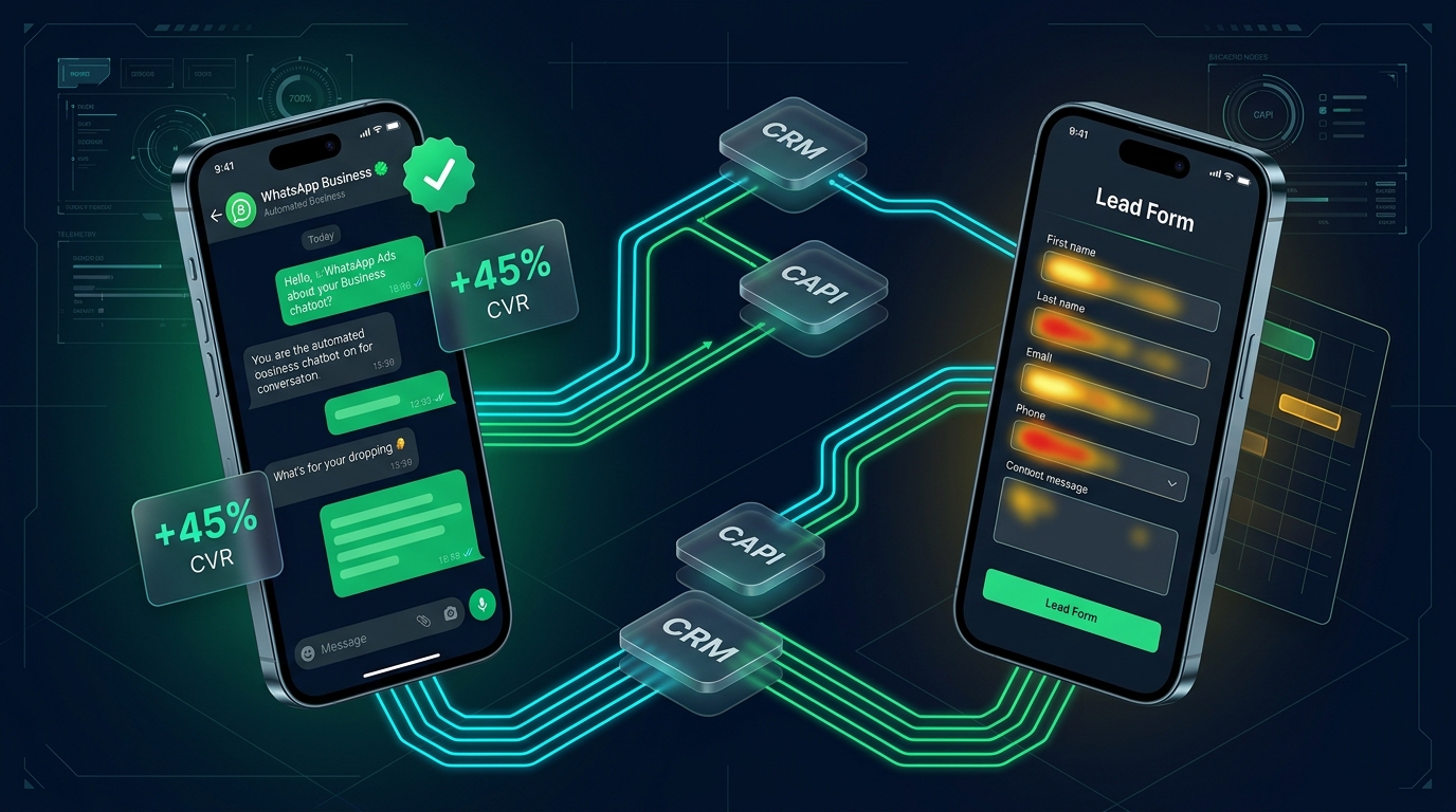 click to whatsapp ads vs lead forms